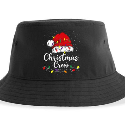 Christmas Crew Family Group Matching Christmas Pajama Party Sustainable Bucket Hat