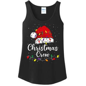 Christmas Crew Family Group Matching Christmas Pajama Party Ladies Essential Tank