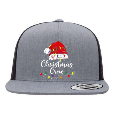 Christmas Crew Family Group Matching Christmas Pajama Party Flat Bill Trucker Hat