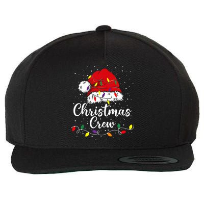 Christmas Crew Family Group Matching Christmas Pajama Party Wool Snapback Cap