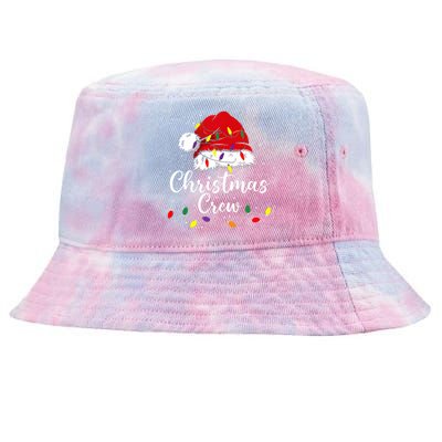 Christmas Crew Family Group Matching Christmas Pajama Party Tie-Dyed Bucket Hat