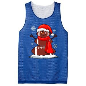 Cool Christmas Football Snowman Sports Fan Mesh Reversible Basketball Jersey Tank