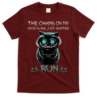 Creepy Cat Funny The Chains On My Mood Swing Just Snapped T-Shirt
