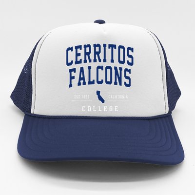 Cerritos College F.A.C.O.N.S Arch Trucker Hat