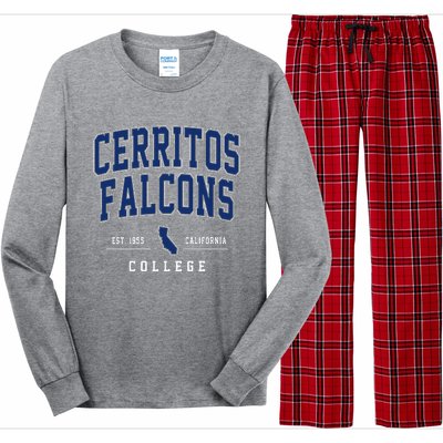 Cerritos College F.A.C.O.N.S Arch Long Sleeve Pajama Set