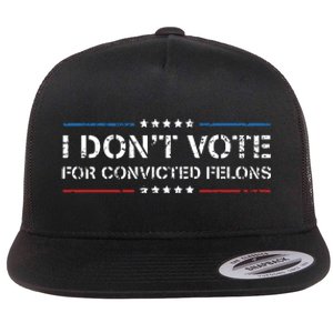 Cfor Convicted Felons Antitrump Flat Bill Trucker Hat