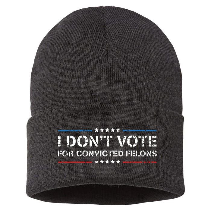 Cfor Convicted Felons Antitrump Sustainable Knit Beanie