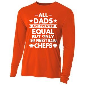 Chef Cooking Funny Culinary Chefs Dad Funny Gift Meaningful Gift Cooling Performance Long Sleeve Crew