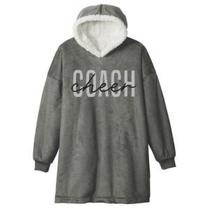 Cheer Coach Funny Design Cute Cheer Coach Cool Coaching Hooded Wearable Blanket