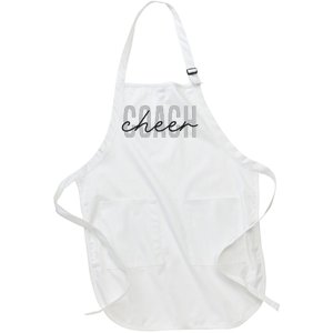 Cheer Coach Funny Design Cute Cheer Coach Cool Coaching Full-Length Apron With Pockets