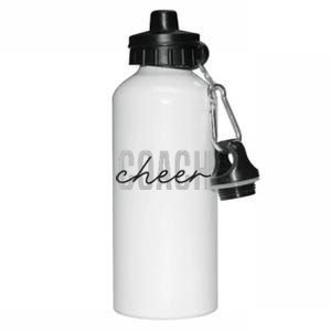 Cheer Coach Funny Design Cute Cheer Coach Cool Coaching Aluminum Water Bottle