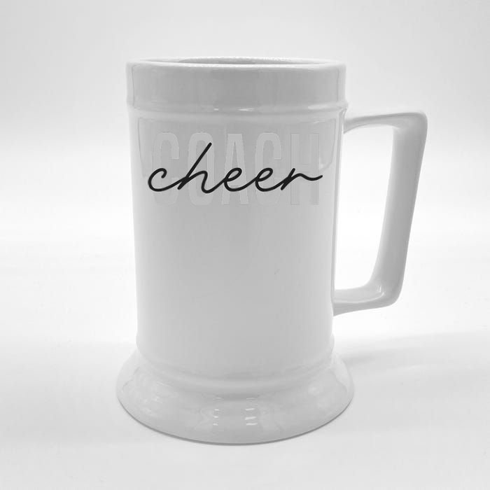 Cheer Coach Funny Design Cute Cheer Coach Cool Coaching Beer Stein