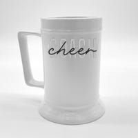 Cheer Coach Funny Design Cute Cheer Coach Cool Coaching Beer Stein