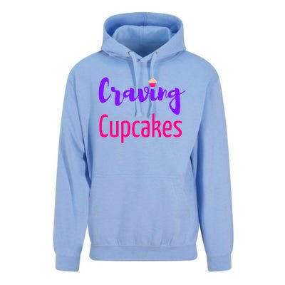 Craving Cupcakes Fun Working Out Gym Diet Lifestyle Desert Great Gift Unisex Surf Hoodie