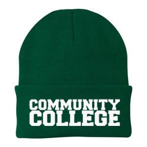 Community College Funny Fraternity College Rush Party Greek Knit Cap Winter Beanie