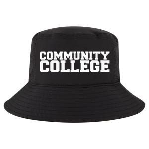 Community College Funny Fraternity College Rush Party Greek Cool Comfort Performance Bucket Hat