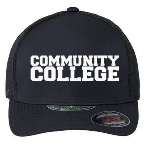 Community College Funny Fraternity College Rush Party Greek Flexfit Unipanel Trucker Cap