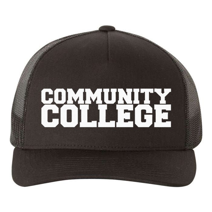 Community College Funny Fraternity College Rush Party Greek Yupoong Adult 5-Panel Trucker Hat