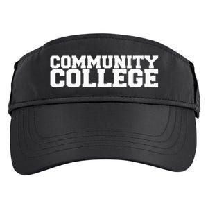 Community College Funny Fraternity College Rush Party Greek Adult Drive Performance Visor