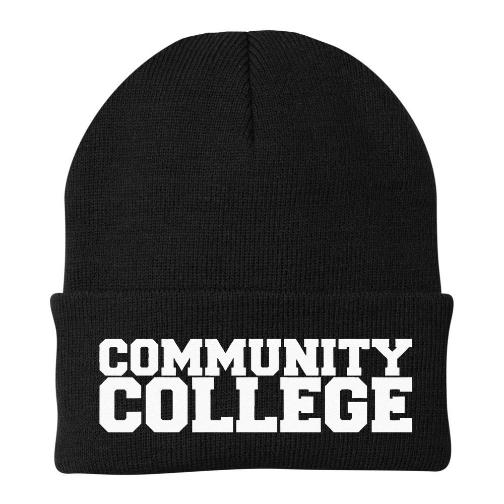 Community College Funny Fraternity College Rush Party Greek Beanie