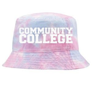 Community College Funny Fraternity College Rush Party Greek Tie-Dyed Bucket Hat