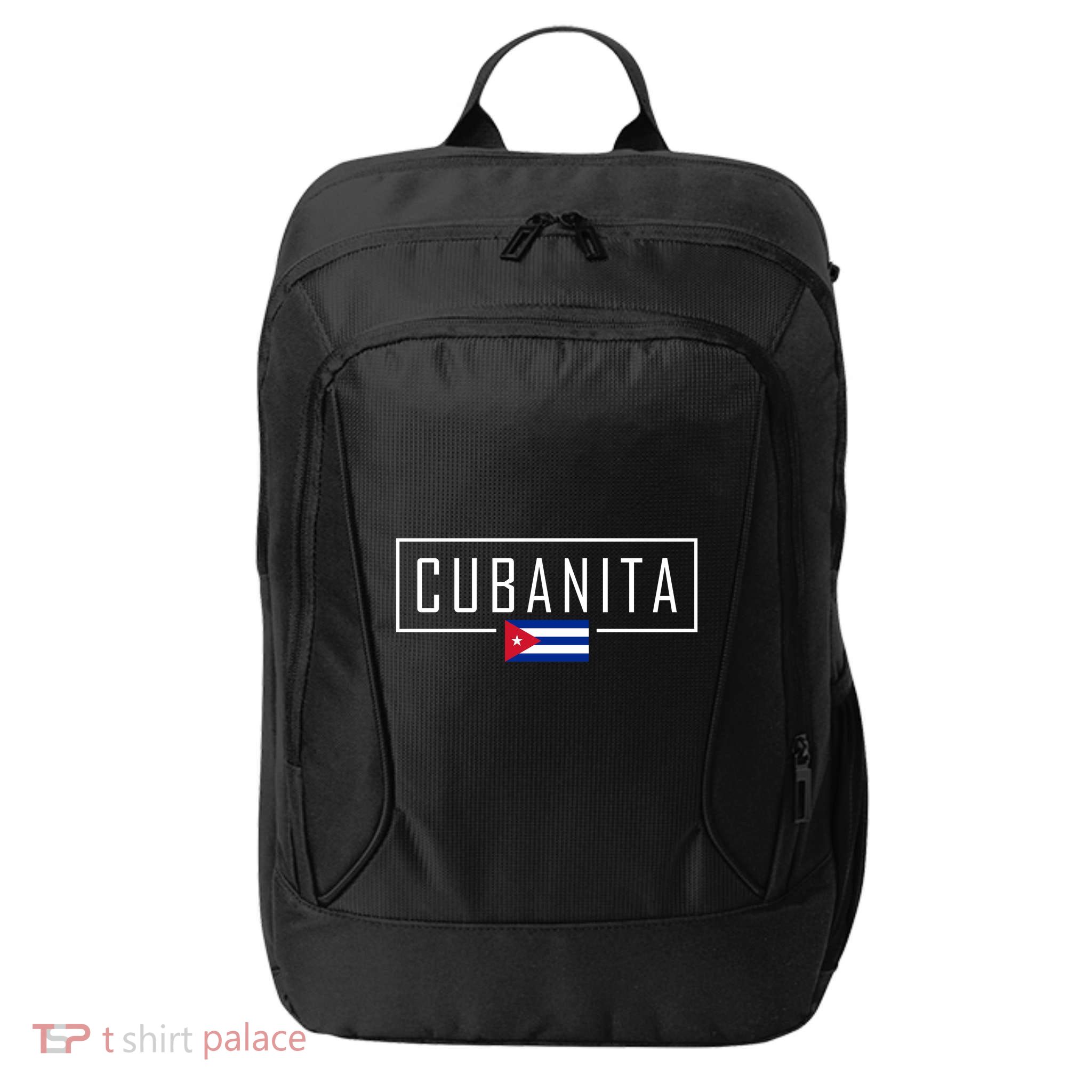 Cubanita Cuban Flag Logo City Backpack