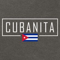 Cubanita Cuban Flag Logo Cotton Canvas Backpack