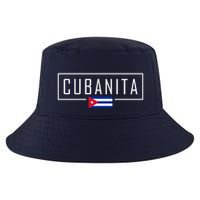 Cubanita Cuban Flag Logo Cool Comfort Performance Bucket Hat