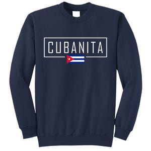 Cubanita Cuban Flag Logo Sweatshirt