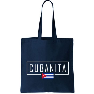 Cubanita Cuban Flag Logo Bag