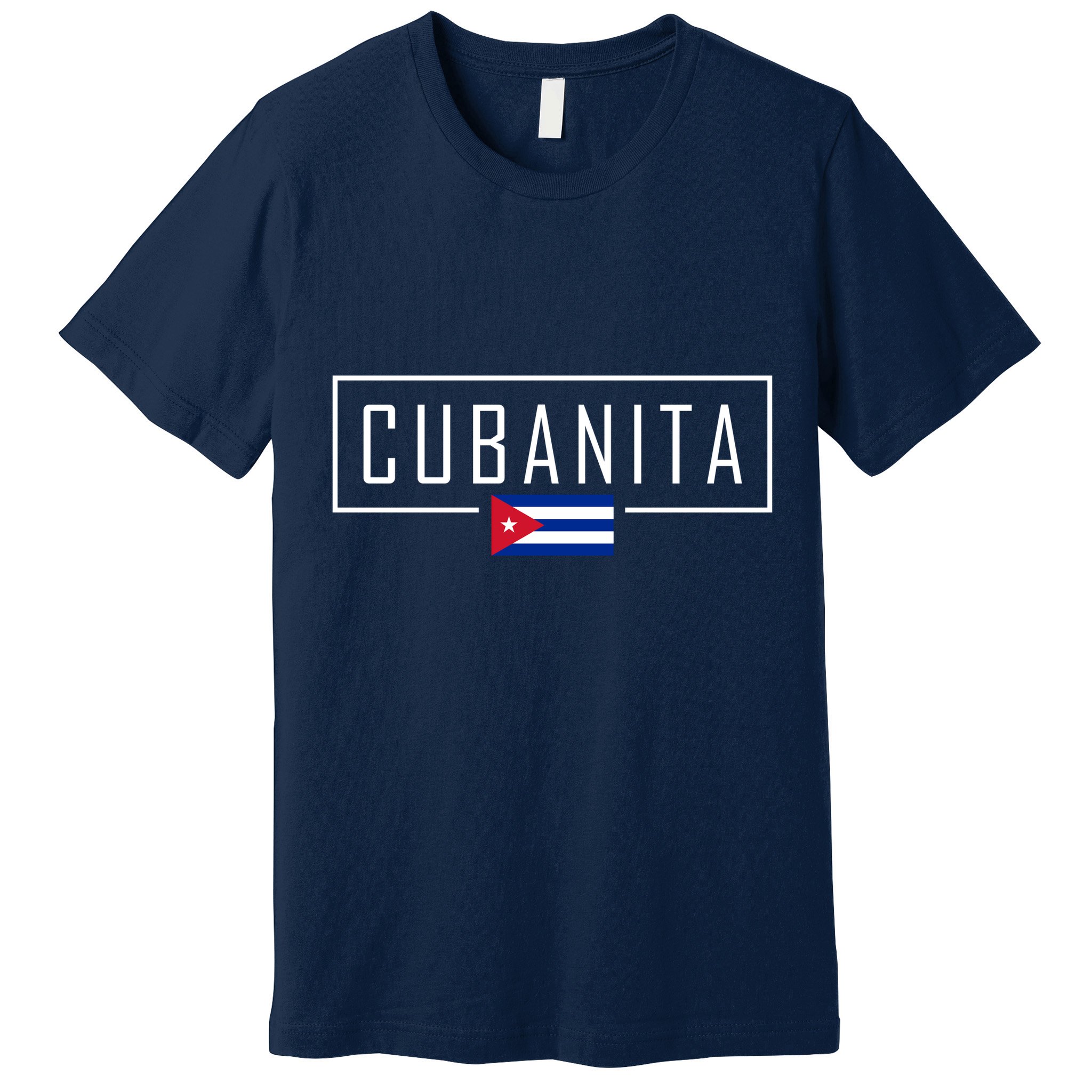 Cubanita Cuban Flag Logo Premium T-Shirt