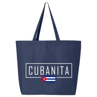 Cubanita Cuban Flag Logo 25L Jumbo Tote