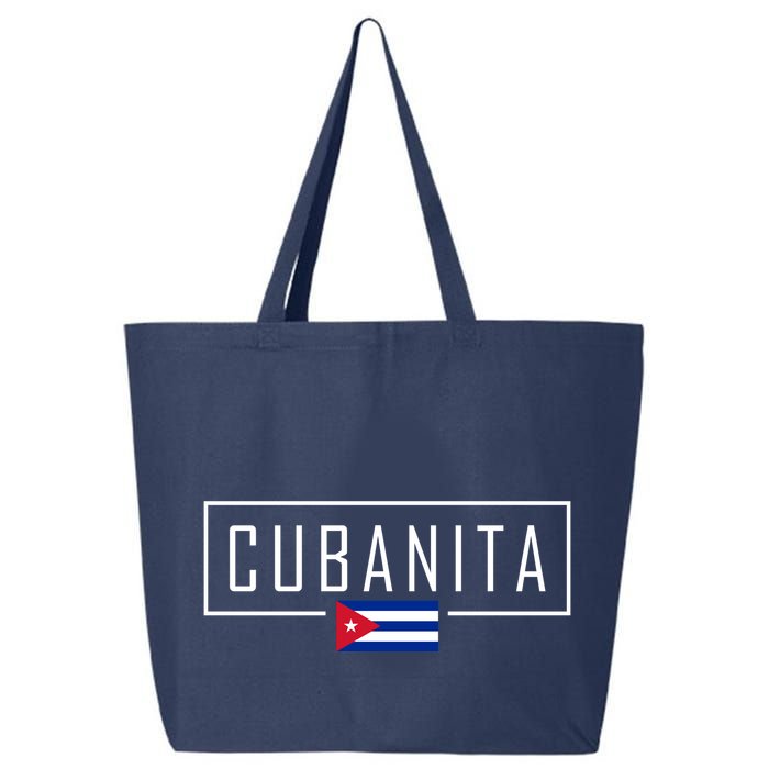 Cubanita Cuban Flag Logo 25L Jumbo Tote