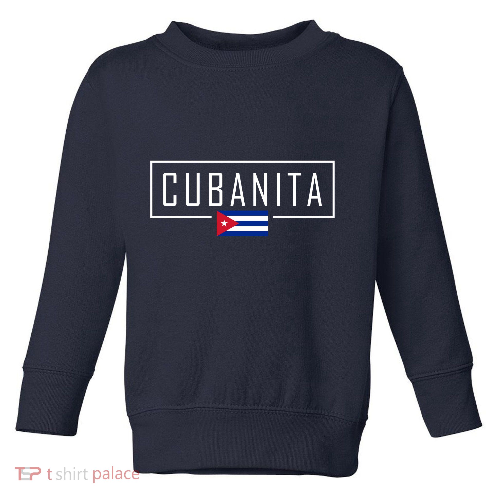 Cubanita Cuban Flag Logo Toddler Sweatshirt