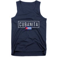 Cubanita Cuban Flag Logo Tank Top