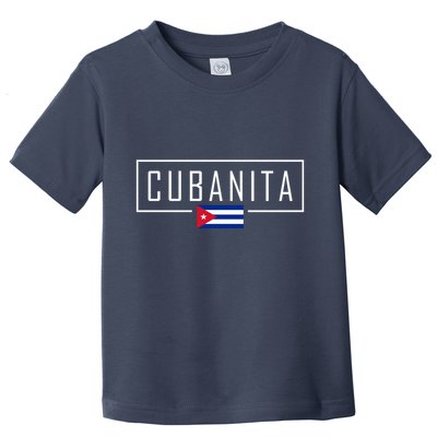 Cubanita Cuban Flag Logo Toddler T-Shirt