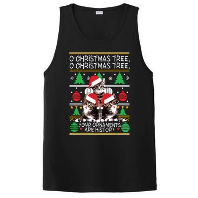 Cats Christmas Funny Ornaments Pajama Family Gift PosiCharge Competitor Tank