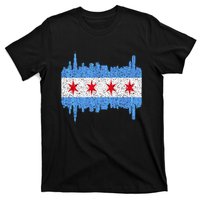 Chicago City Flag Vintage T-Shirt