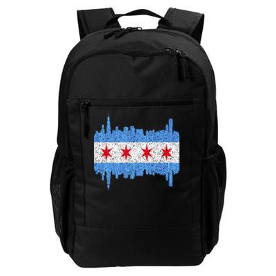 Chicago City Flag Vintage Daily Commute Backpack