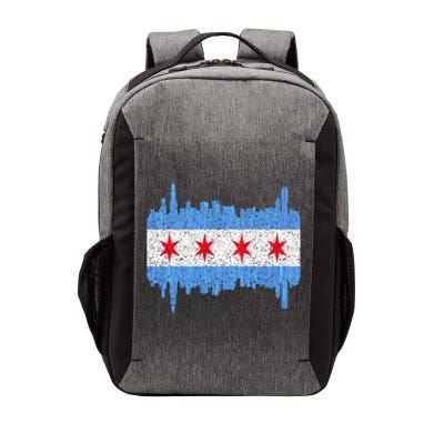 Chicago City Flag Vintage Vector Backpack