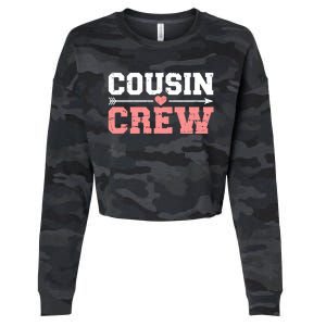 Cousin Crew Funny Gift Cropped Pullover Crew