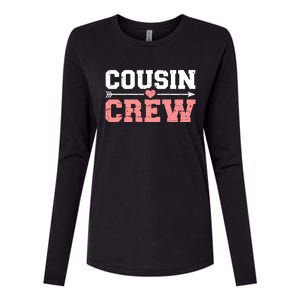 Cousin Crew Funny Gift Womens Cotton Relaxed Long Sleeve T-Shirt