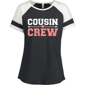 Cousin Crew Funny Gift Enza Ladies Jersey Colorblock Tee