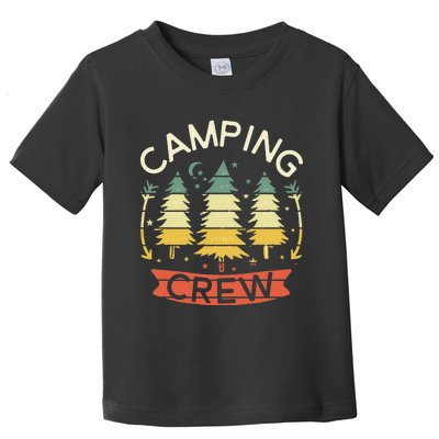 Camping Crew Family Camping For Family Matching Toddler T-Shirt