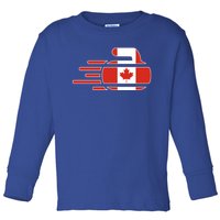 Canada Curling Fans Jersey Canadian Curlers Winter Sports Meaningful Gift Toddler Long Sleeve Shirt