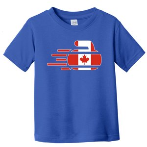 Canada Curling Fans Jersey Canadian Curlers Winter Sports Meaningful Gift Toddler T-Shirt