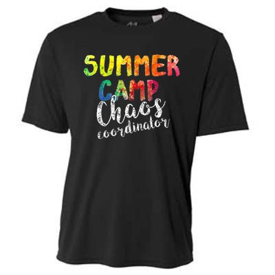 Chaos Coordinator . Funny Summer Camp Counselor Cooling Performance Crew T-Shirt