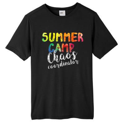 Chaos Coordinator . Funny Summer Camp Counselor Tall Fusion ChromaSoft Performance T-Shirt