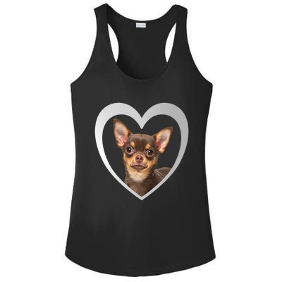 Chihuahua Cute Funny Gift Chihuahua Dog Chihuahua Funny Gift Ladies PosiCharge Competitor Racerback Tank