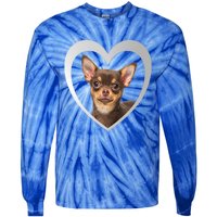 Chihuahua Cute Funny Gift Chihuahua Dog Chihuahua Funny Gift Tie-Dye Long Sleeve Shirt